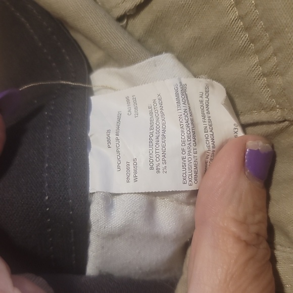 Dickies flex stretch Tan Work Pants cargo 36 x 30 cotton - Picture 3 of 5